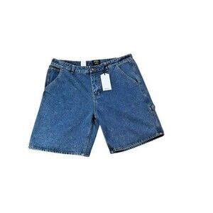 WeSC Denim Carpenter Shorts Mens Size 34 (36 Actual) Carpenter Pocket Jorts Jean